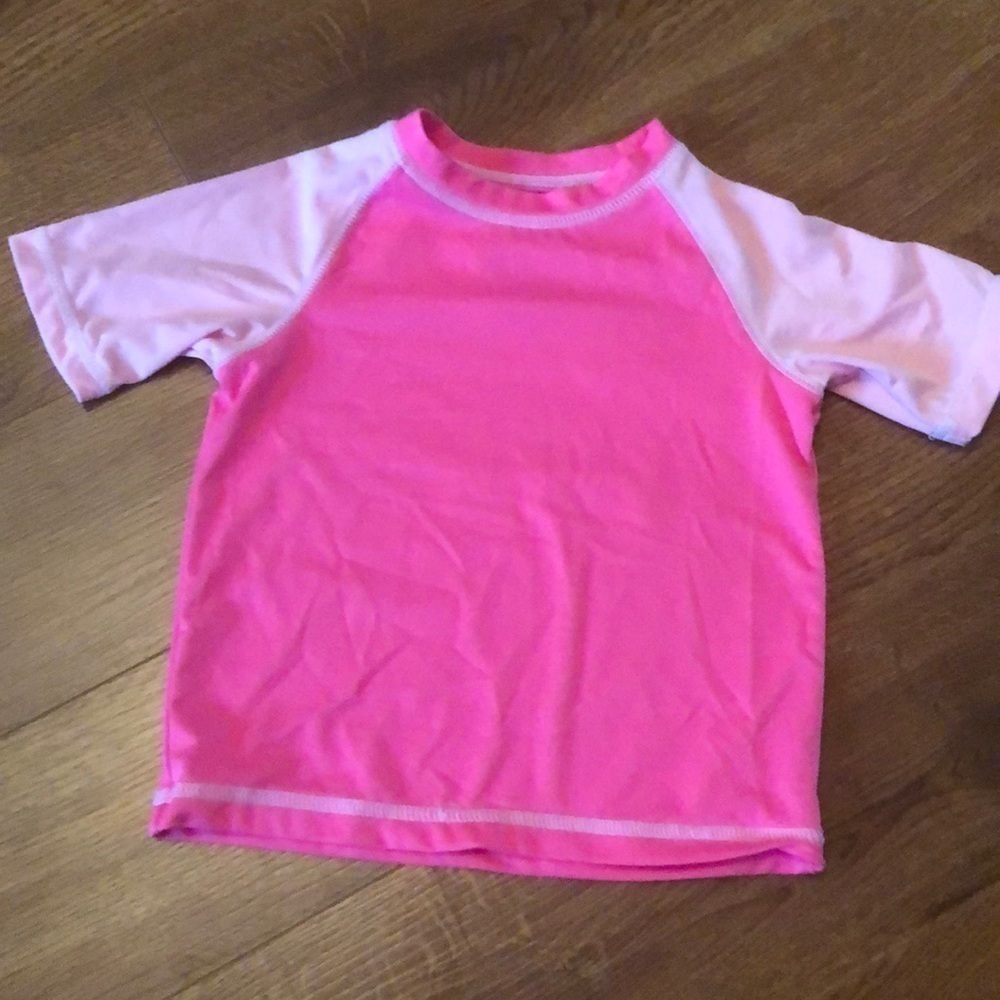 Healthtex pink swim top in size 18m